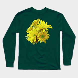 Daisies - Yellow Daisies Long Sleeve T-Shirt